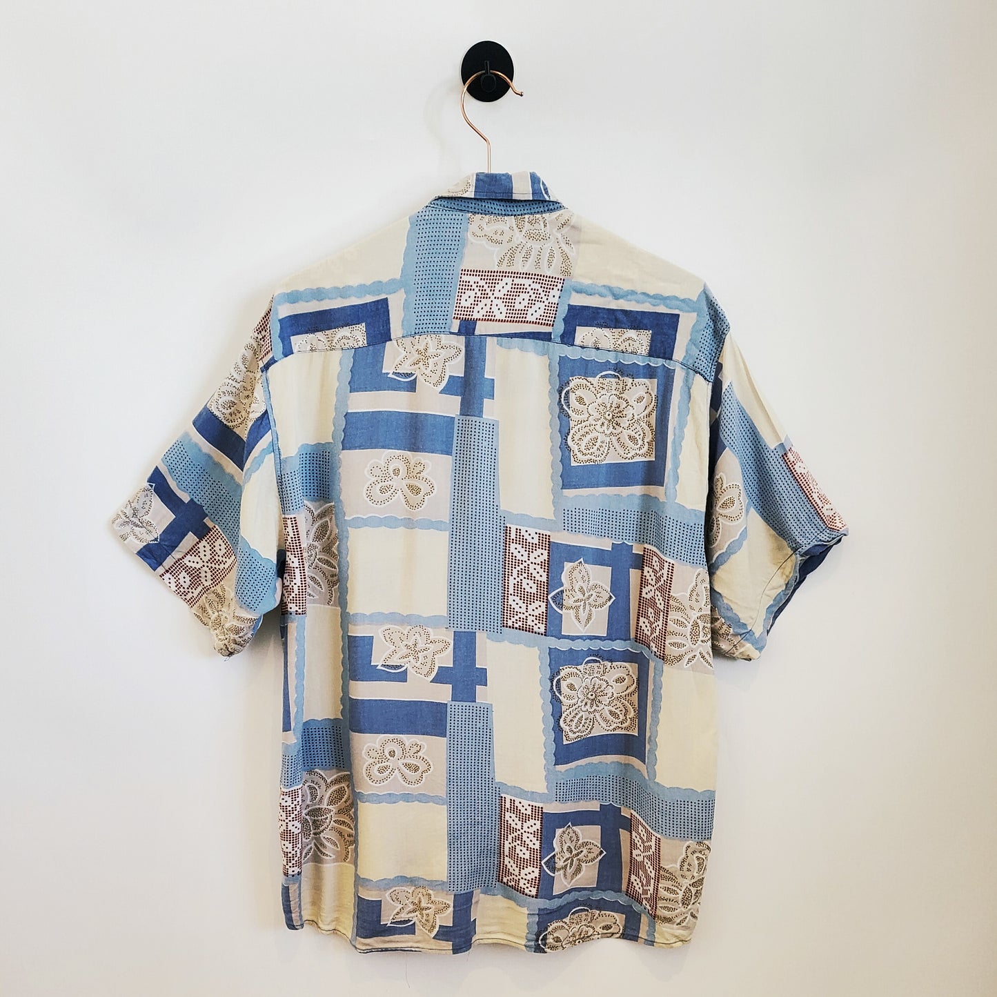 Vintage 90's Funky Pattern Festival Shirt | Size XL