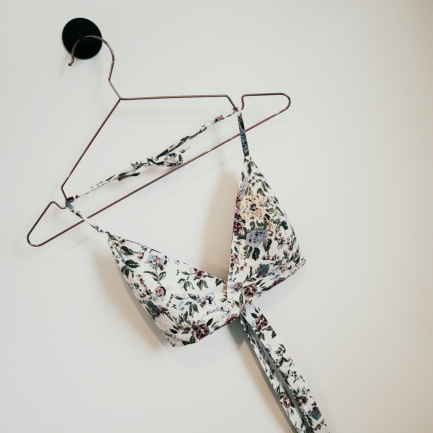 Reworked Vintage Floral Bralette | Size 10-12