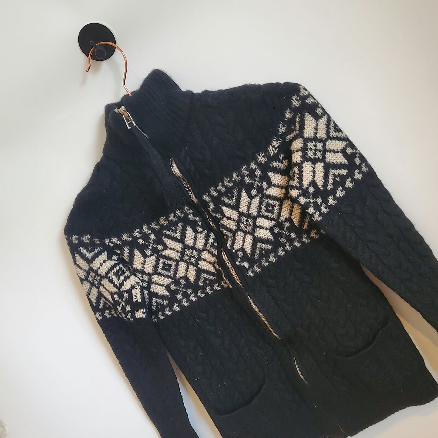 Ralph Lauren Hand Knit Wool Cardigan | Size 6