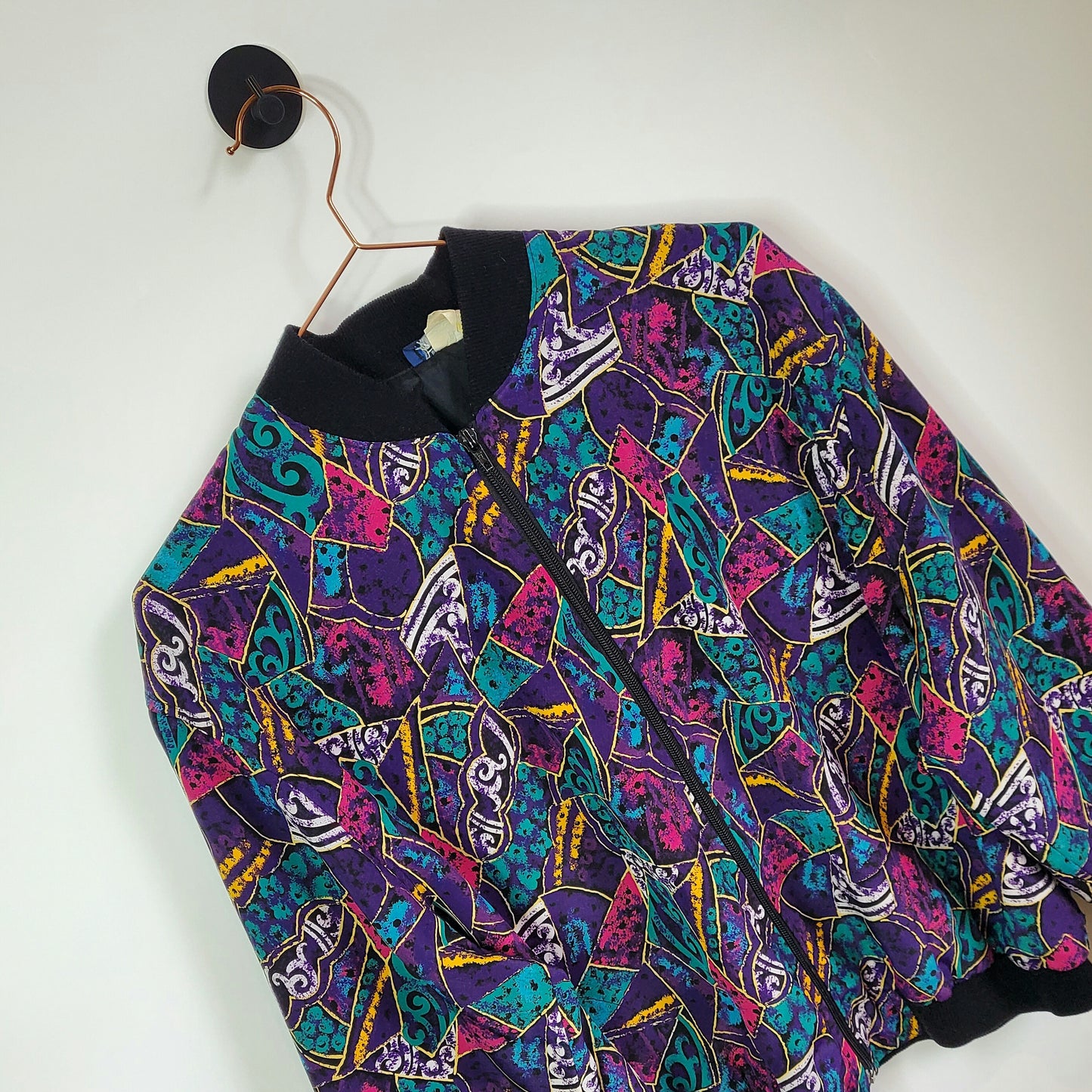 Vintage 90s Funky Pattern Festival Jacket | Size 10
