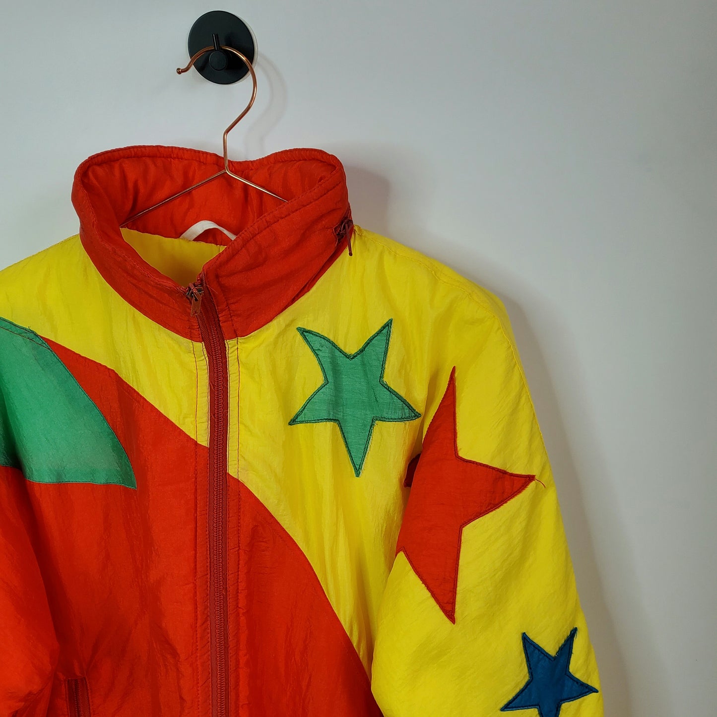 Vintage 90s Funky Pattern Ski Jacket | Size 14