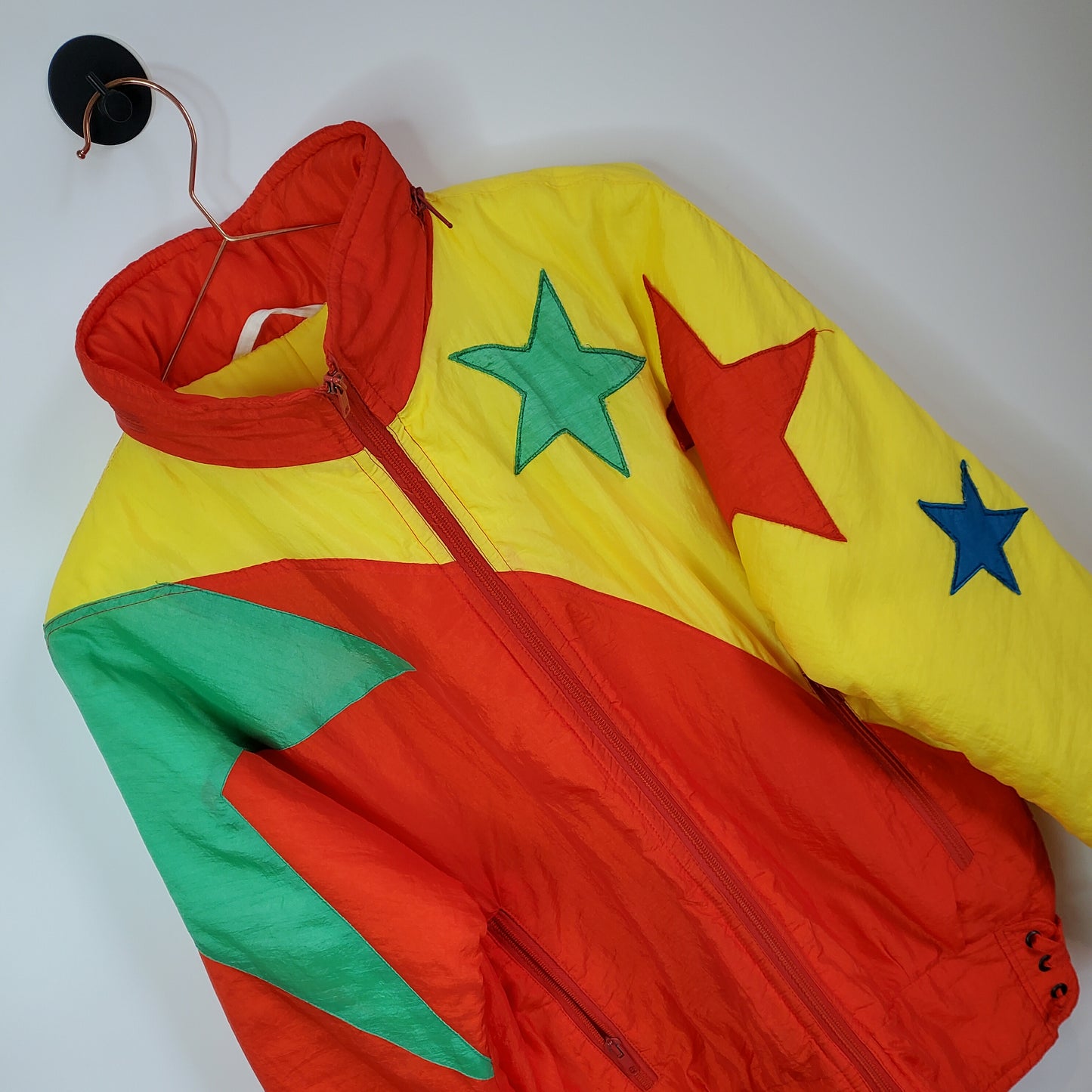 Vintage 90s Funky Pattern Ski Jacket | Size 14