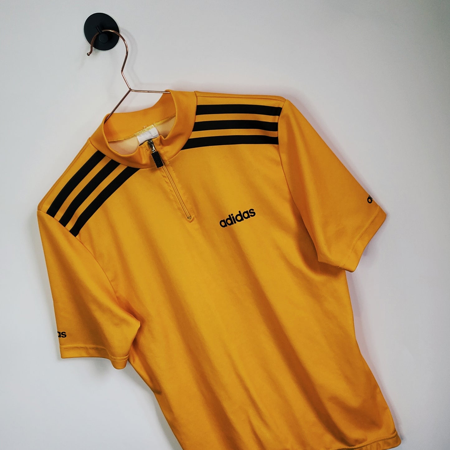 Vintage 90s Retro Adidas Cycling Jersey | Size 14