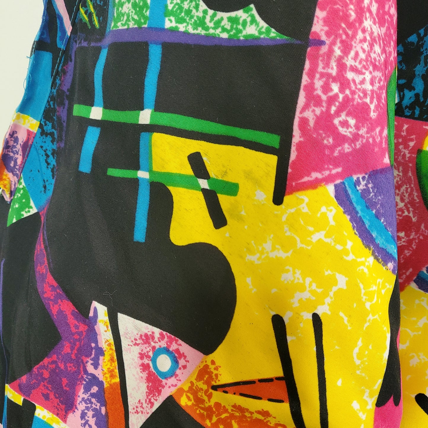 Vintage 90s Funky Print Ski Jacket | Size 16-18