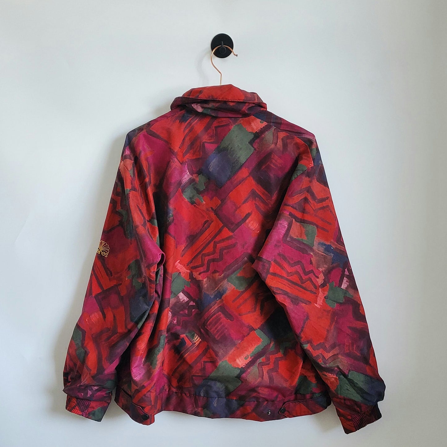 Vintage 90s Funky Pattern Festival Jacket | Size L
