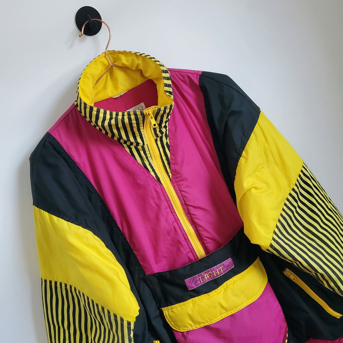 Vintage 90s Funky Festival Ski Jacket | Size L