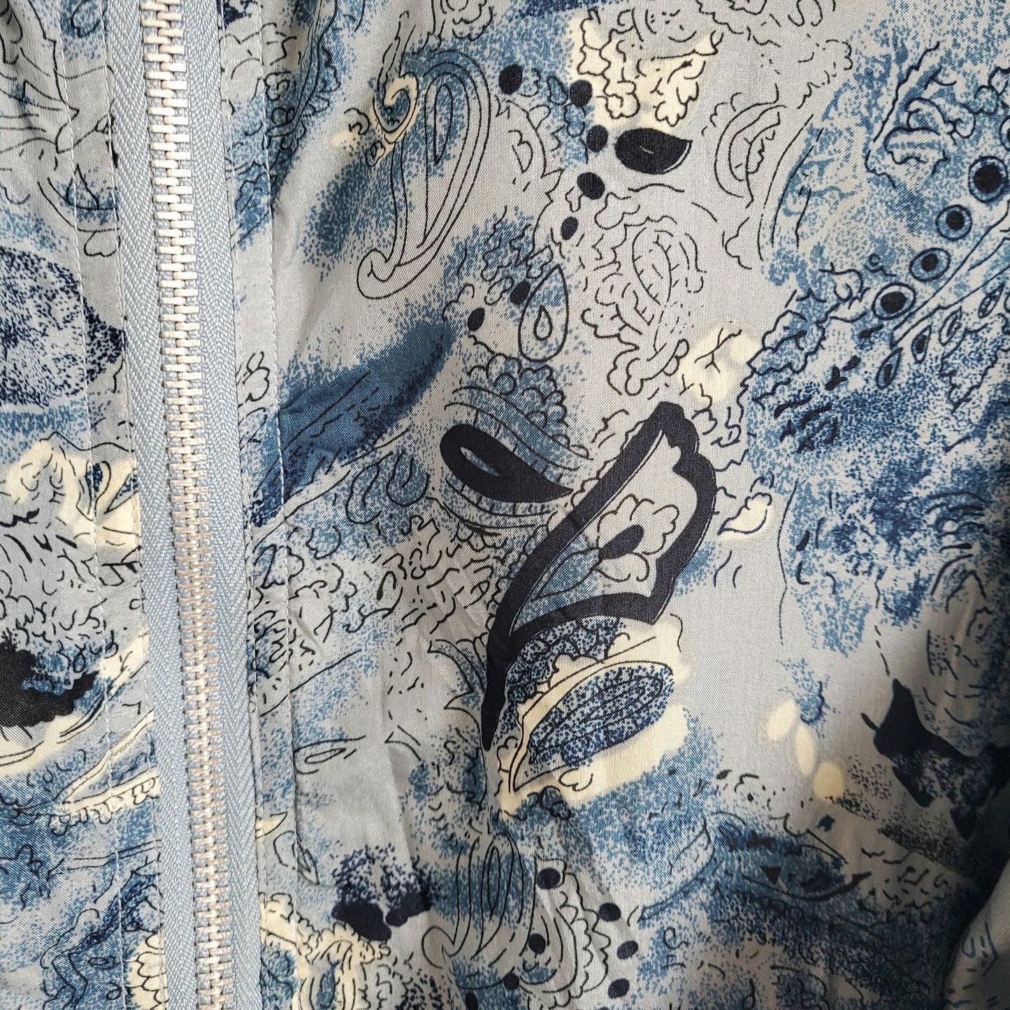 Vintage 90s Funky Paisley Windbreaker Jacket | Size M