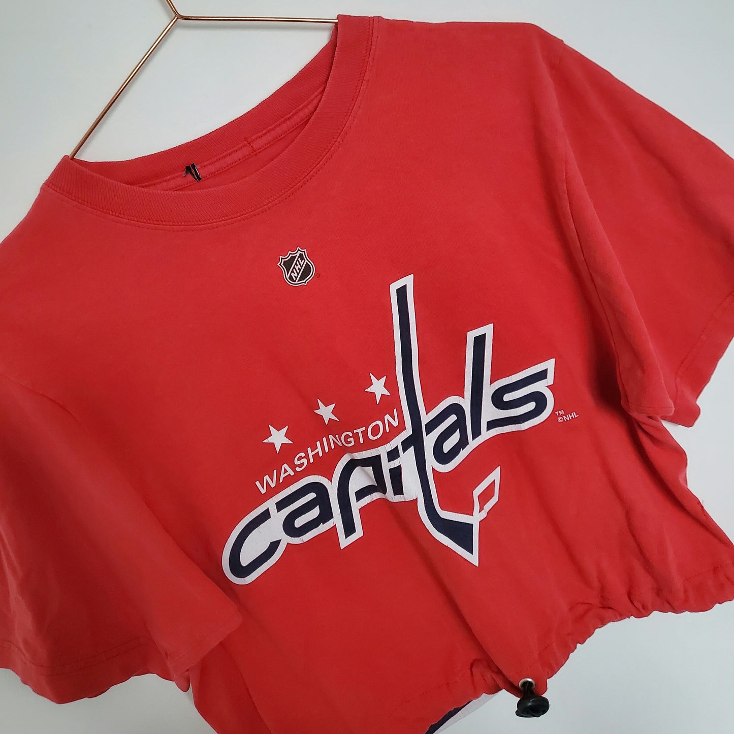 Reworked NHL Washington Capitals Crop Tee | Size 8