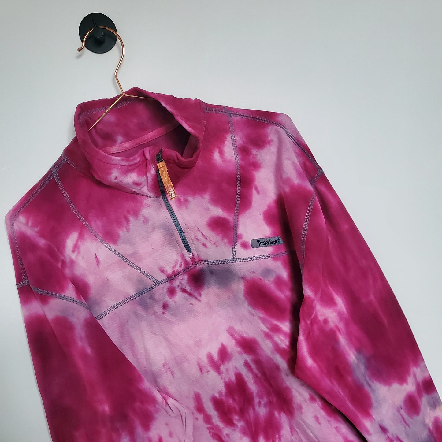 Reworked Tie-Dye Timberland Sweatshirt | Size XL