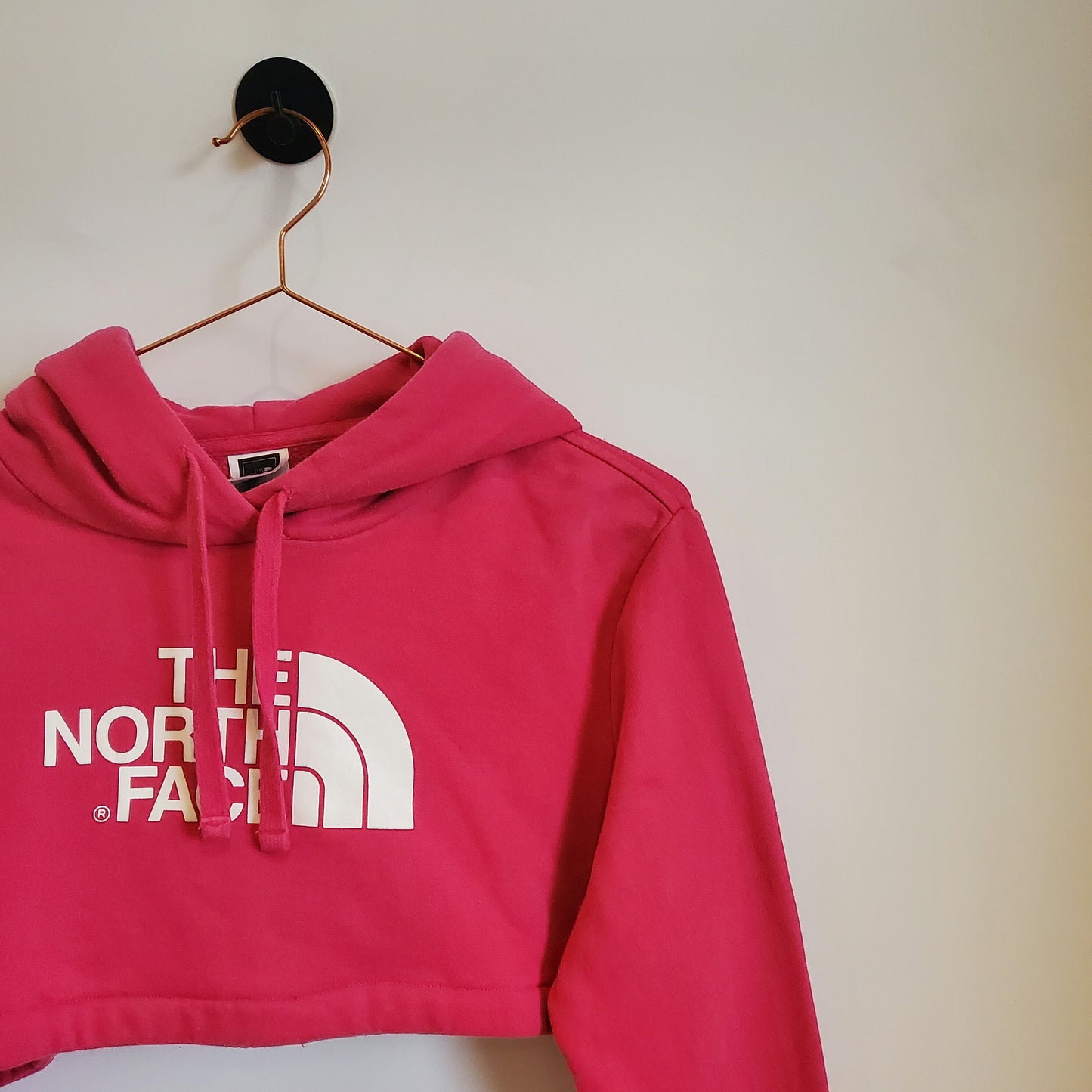 Reworked North Face Crop Hoodie | Size 10