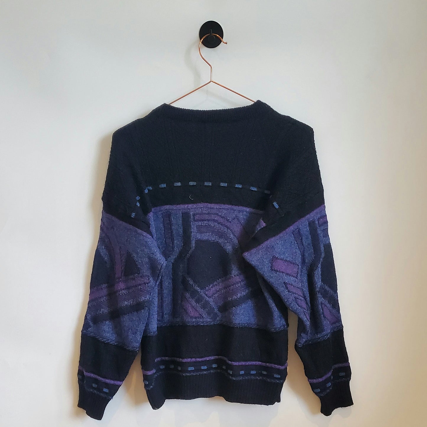 Vintage 90s Funky Wool Knit Jumper | Size 10