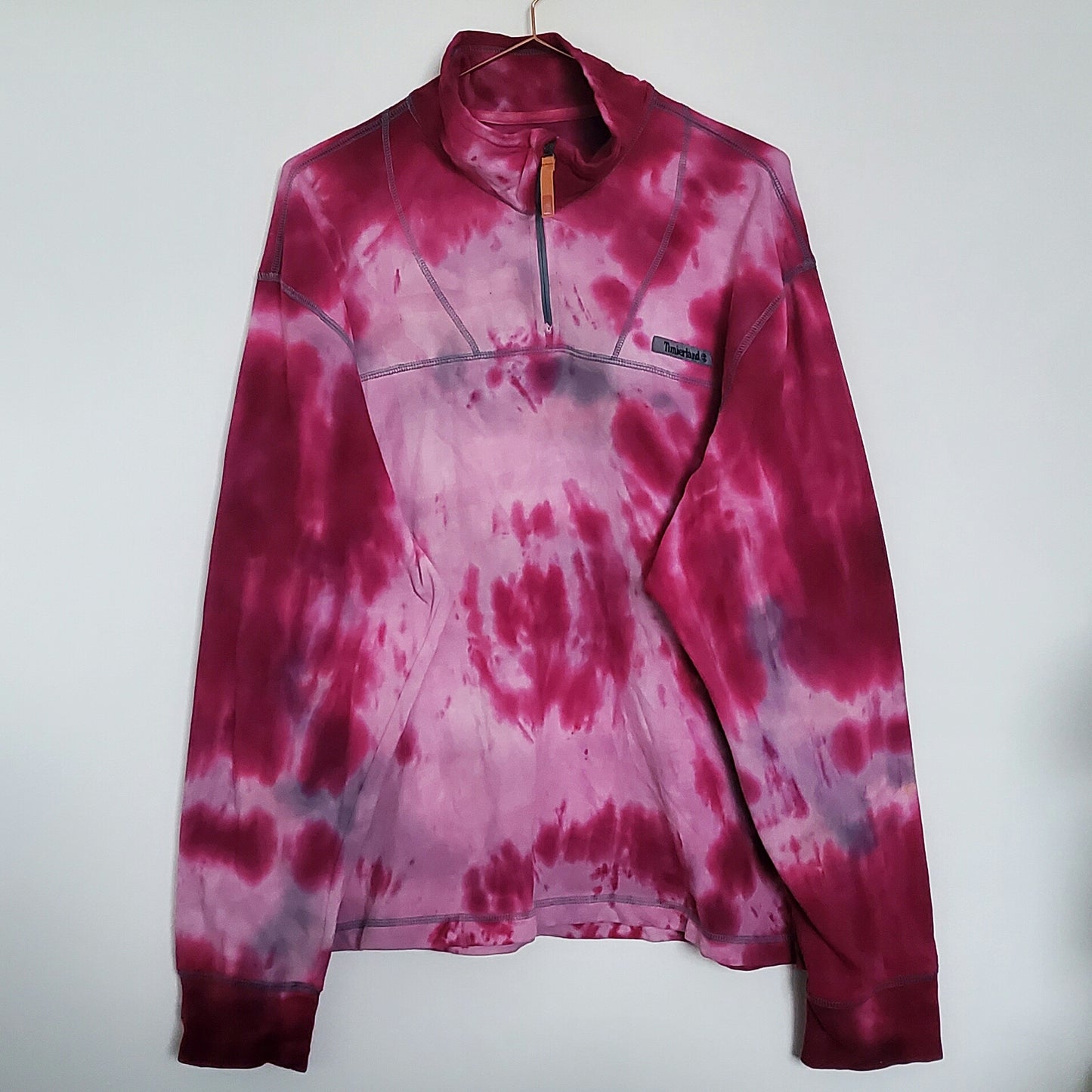 Reworked Tie-Dye Timberland Sweatshirt | Size XL