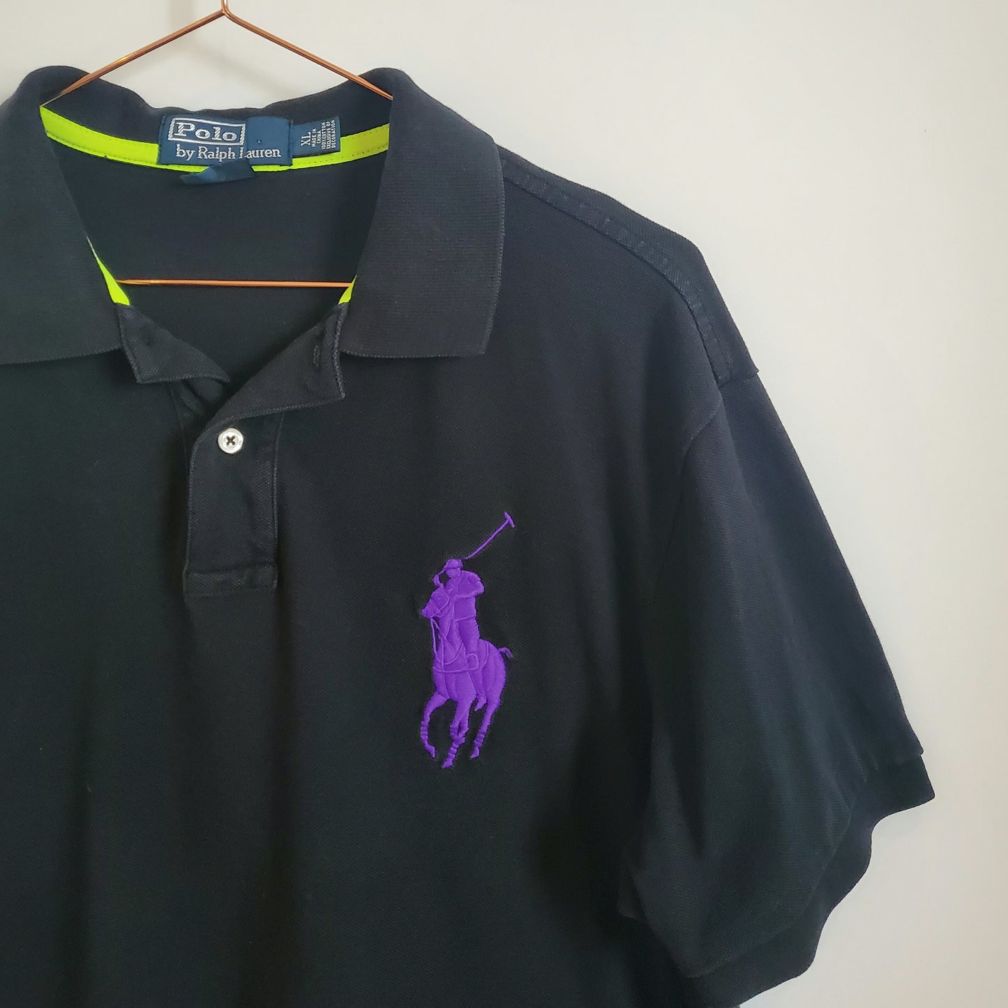Vintage 90s Ralph Lauren Polo Shirt | Size XL