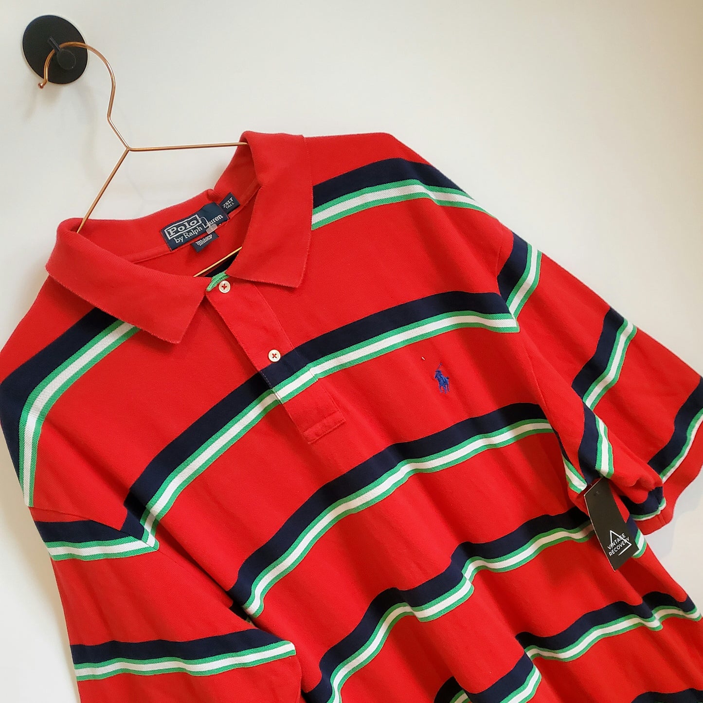 Men's Vintage Ralph Lauren Polo Shirt | Size XXL