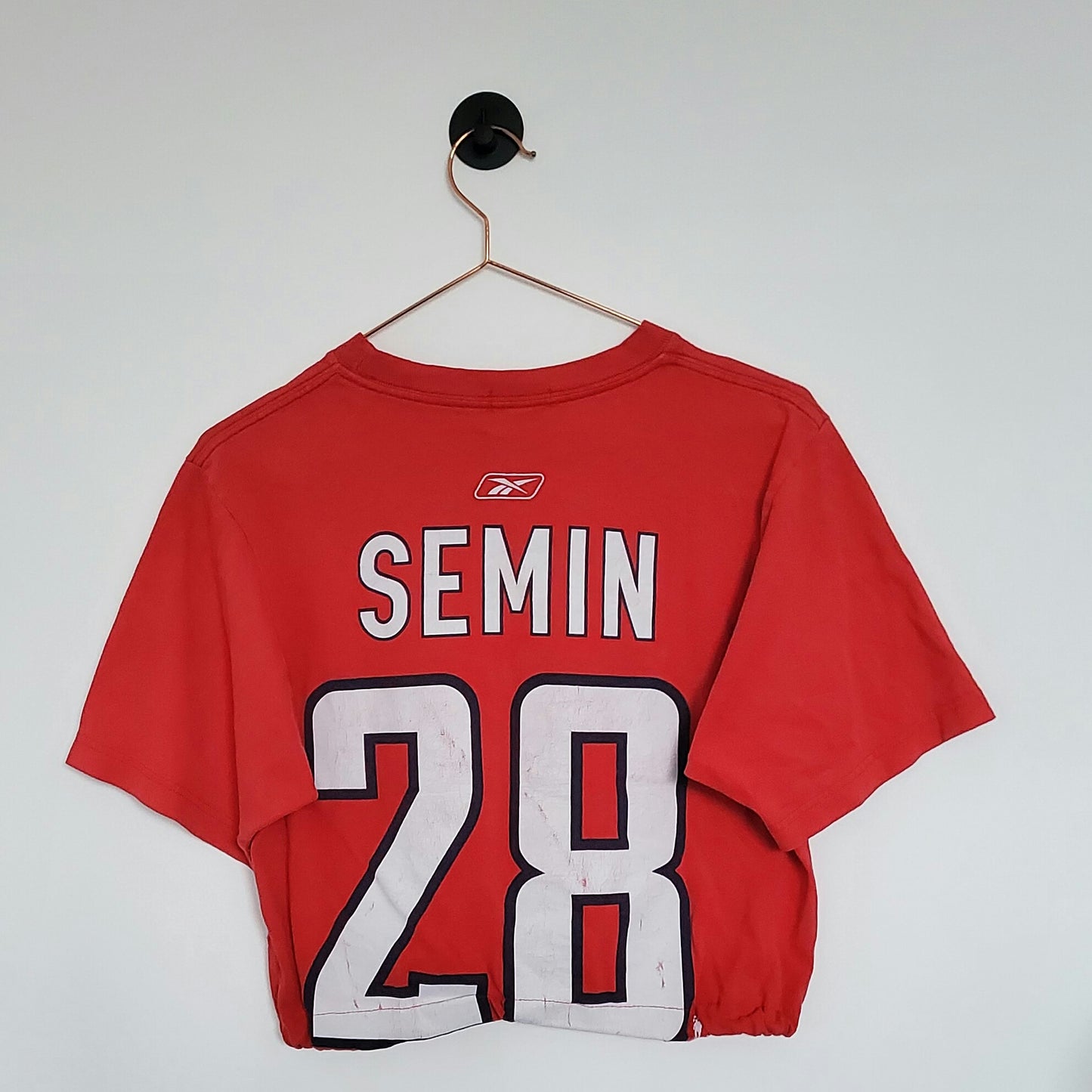 Reworked NHL Washington Capitals Crop Tee | Size 8