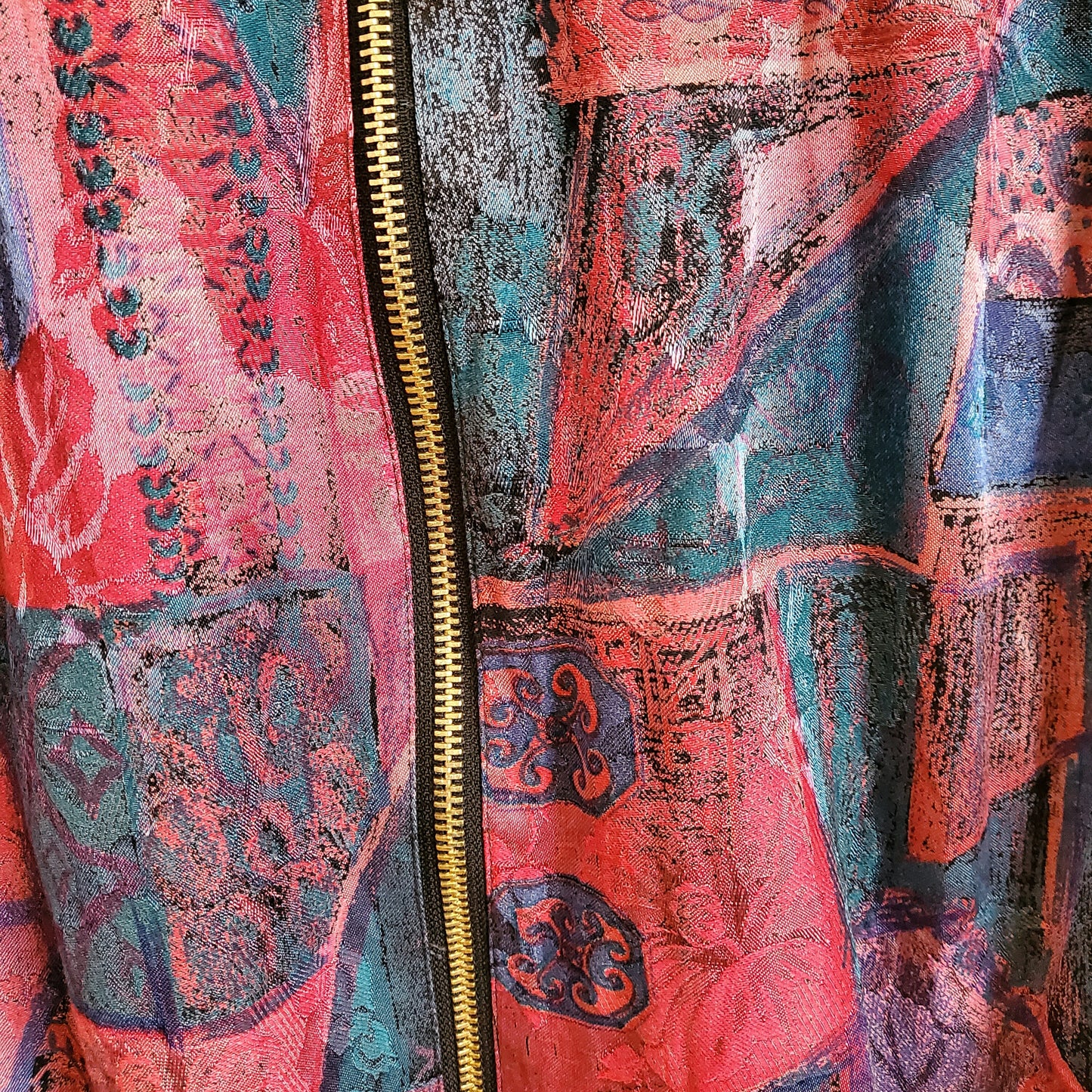 Vintage 90s Funky Pattern Jacket | Size 14