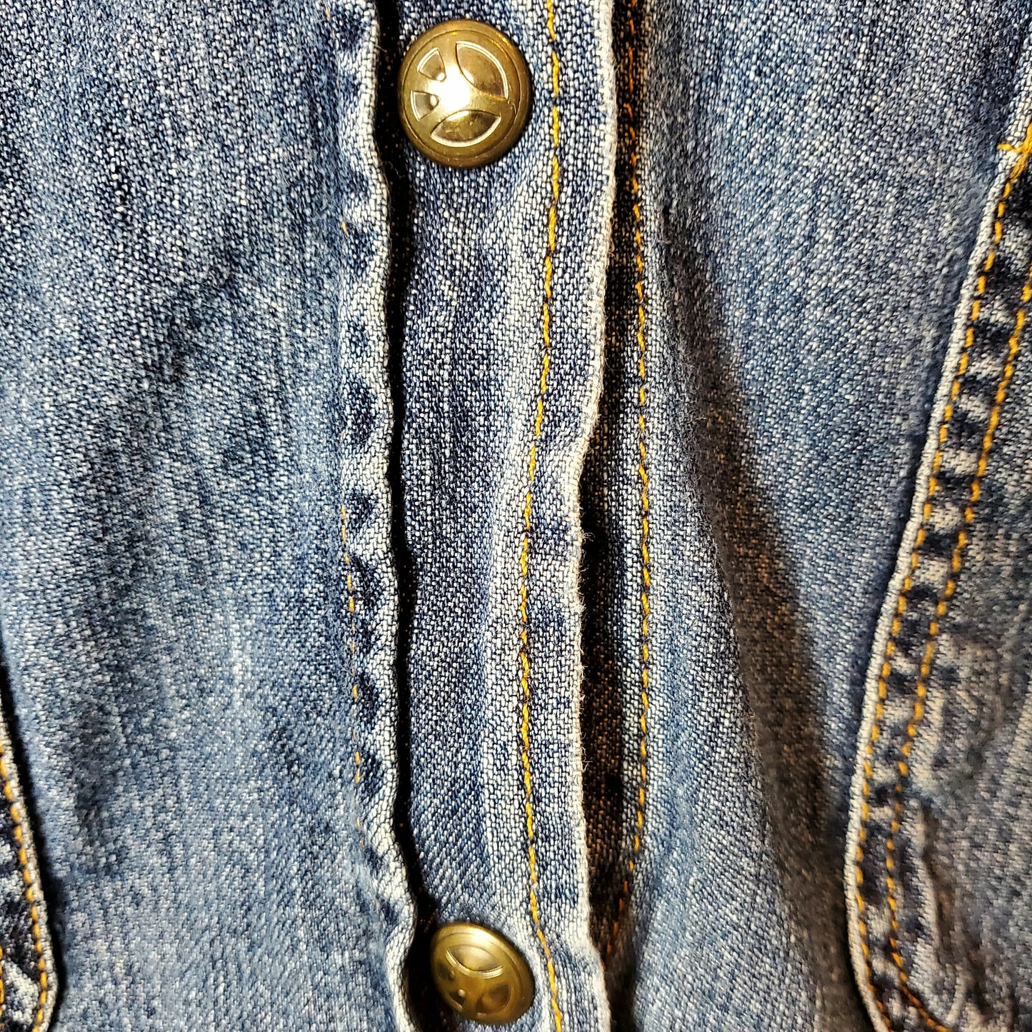 90s Reworked Crop Moschino Denim Shirt | Size 10