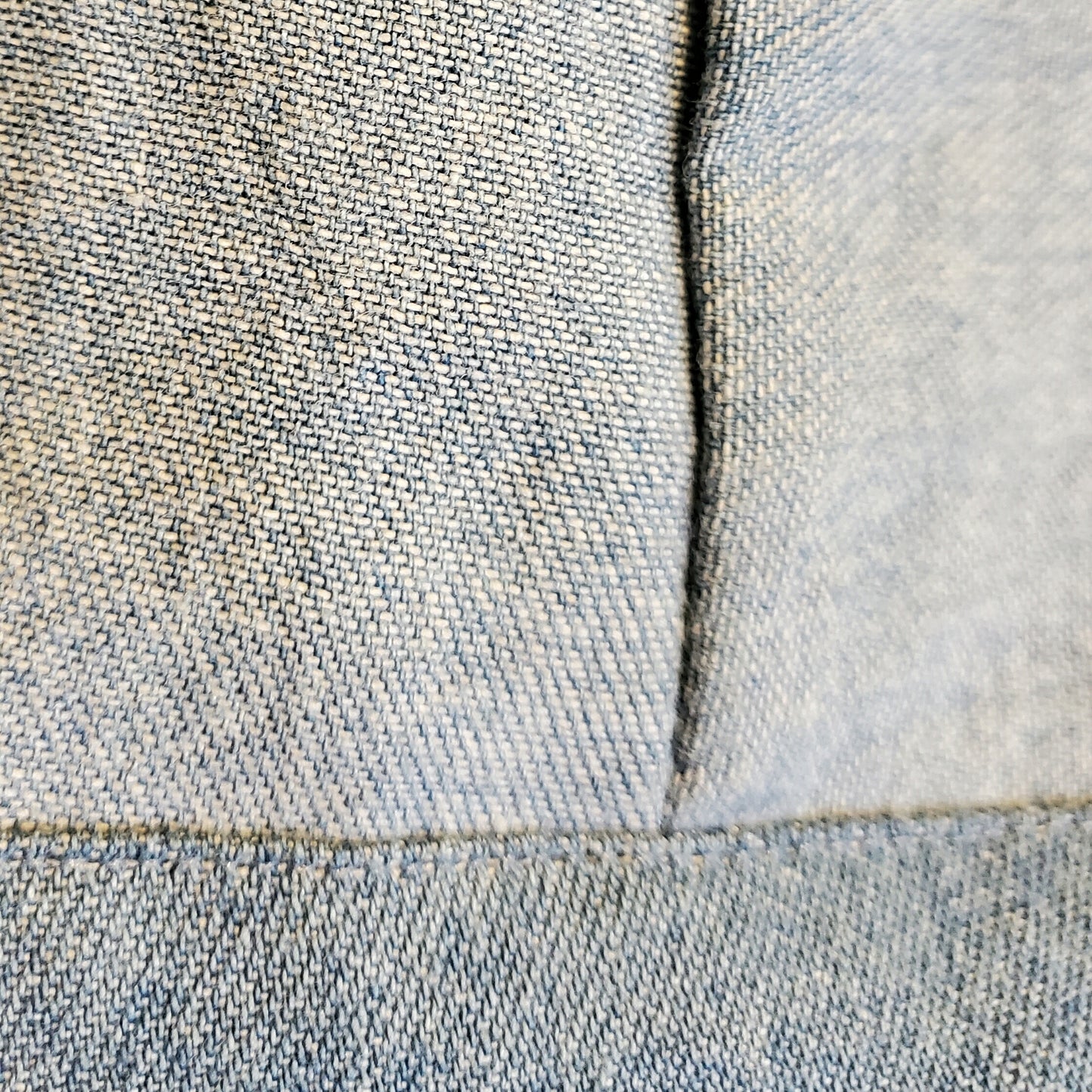 Reworked Denim Bralette - Size 12-16