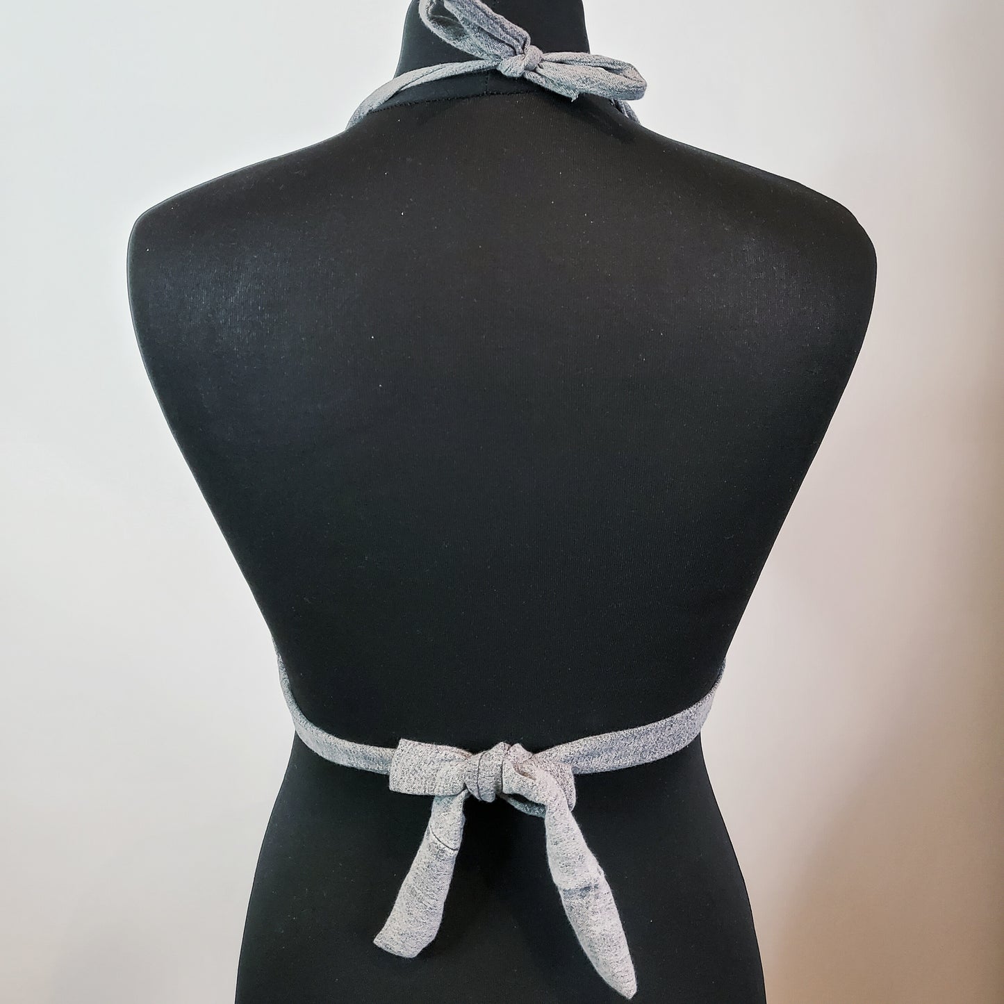 Vintage Recovery Reworked Denim Bralette Size 8 to 12