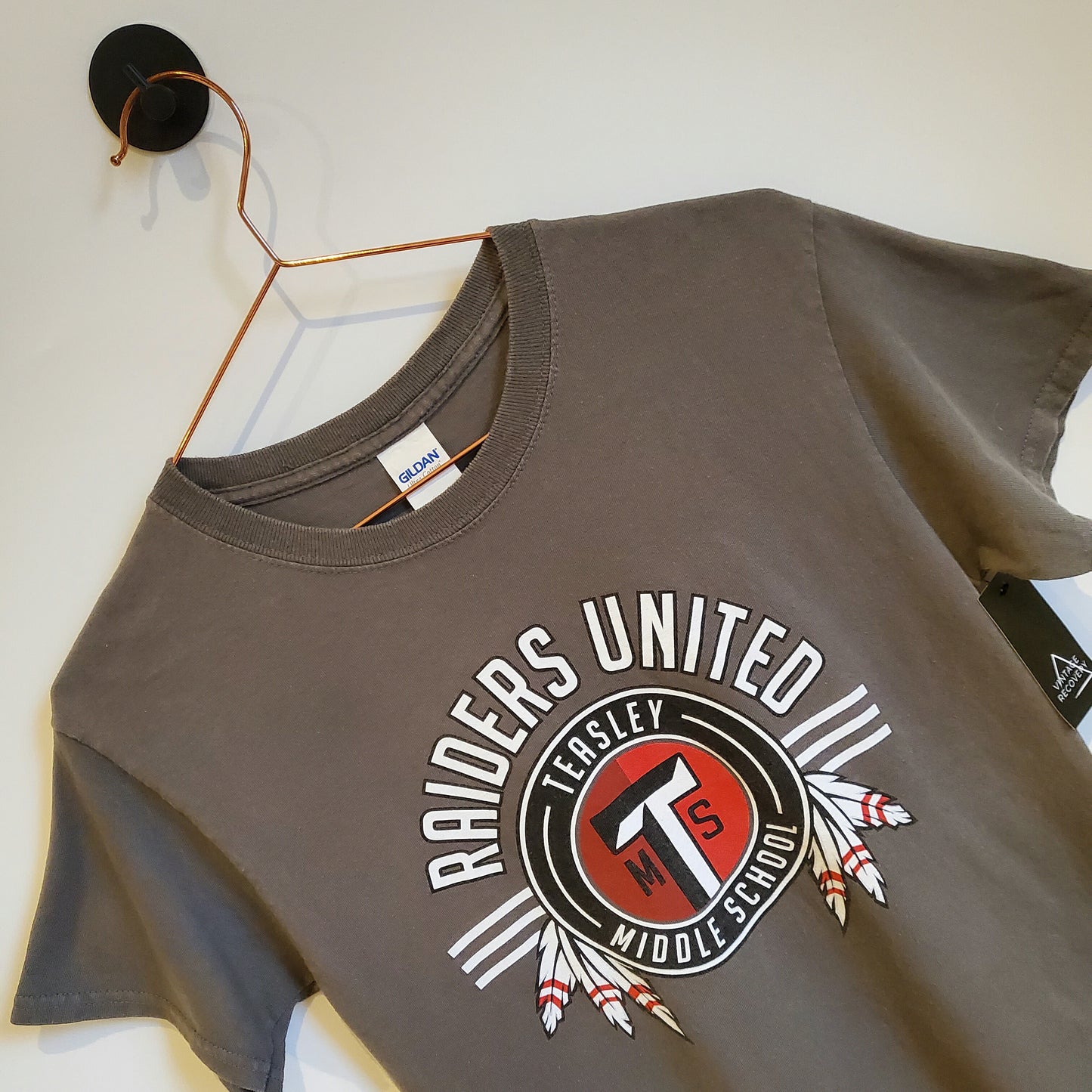 Vintage Y2K Raiders College Varsity T-shirt | Size S