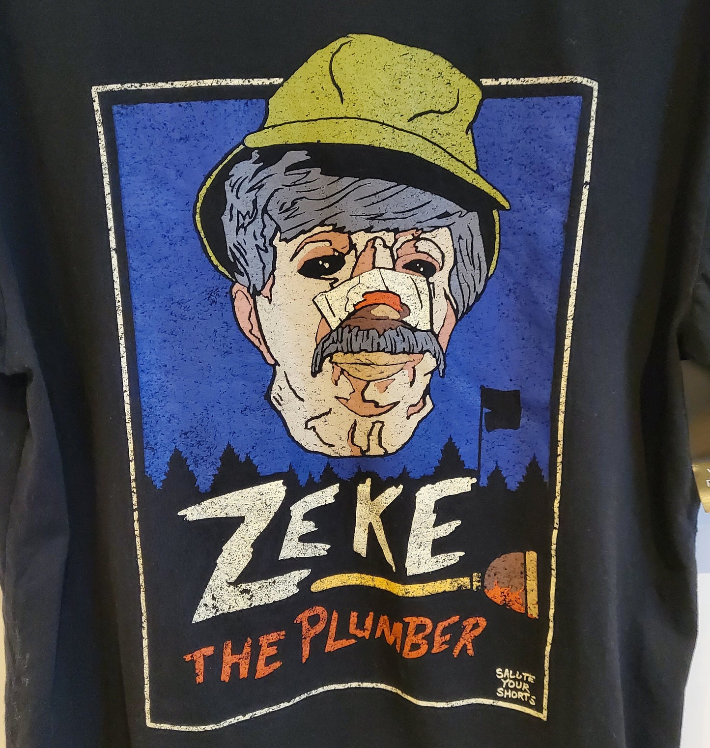 Retro Y2K Zeke The Plumber T-shirt | Size M