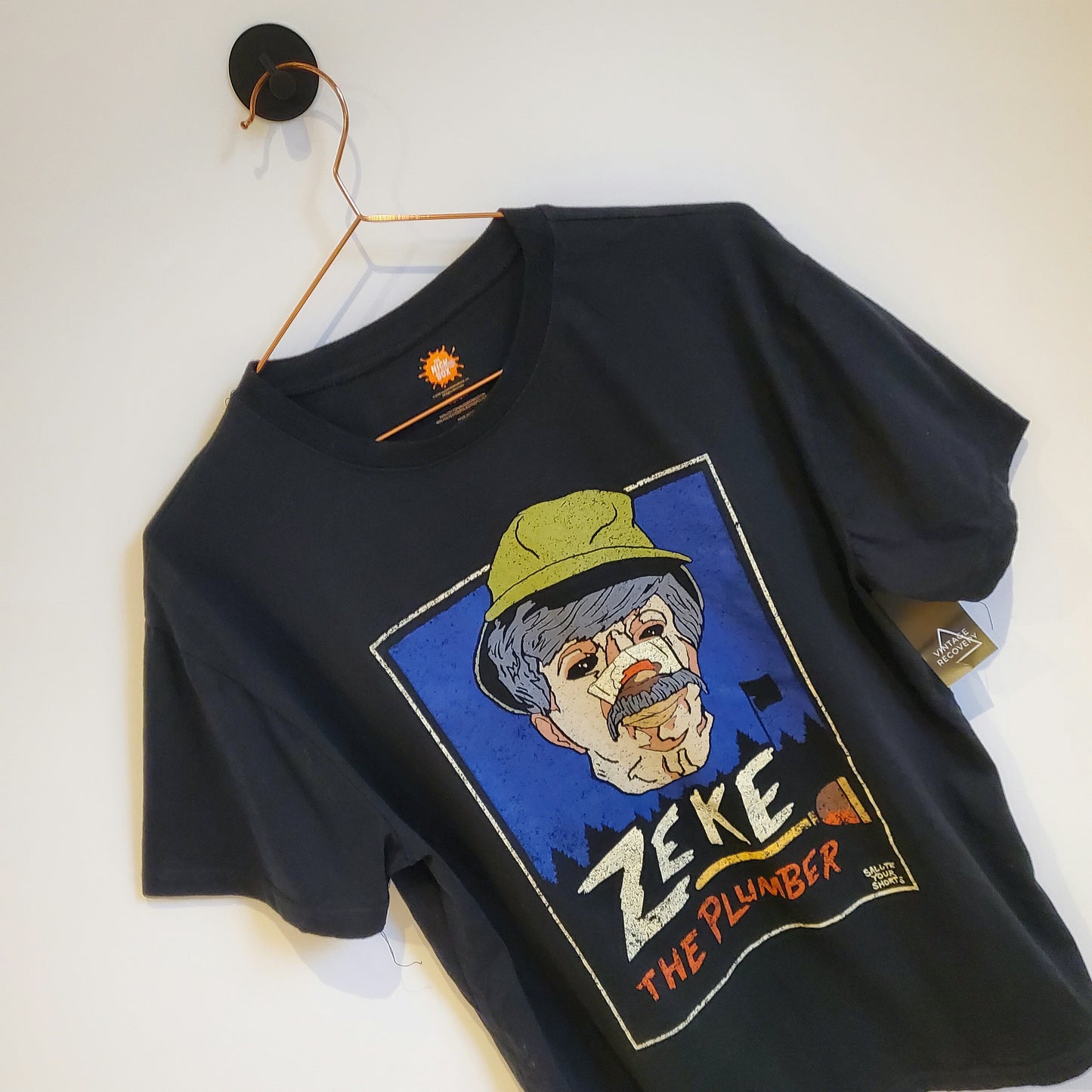 Retro Y2K Zeke The Plumber T-shirt | Size M