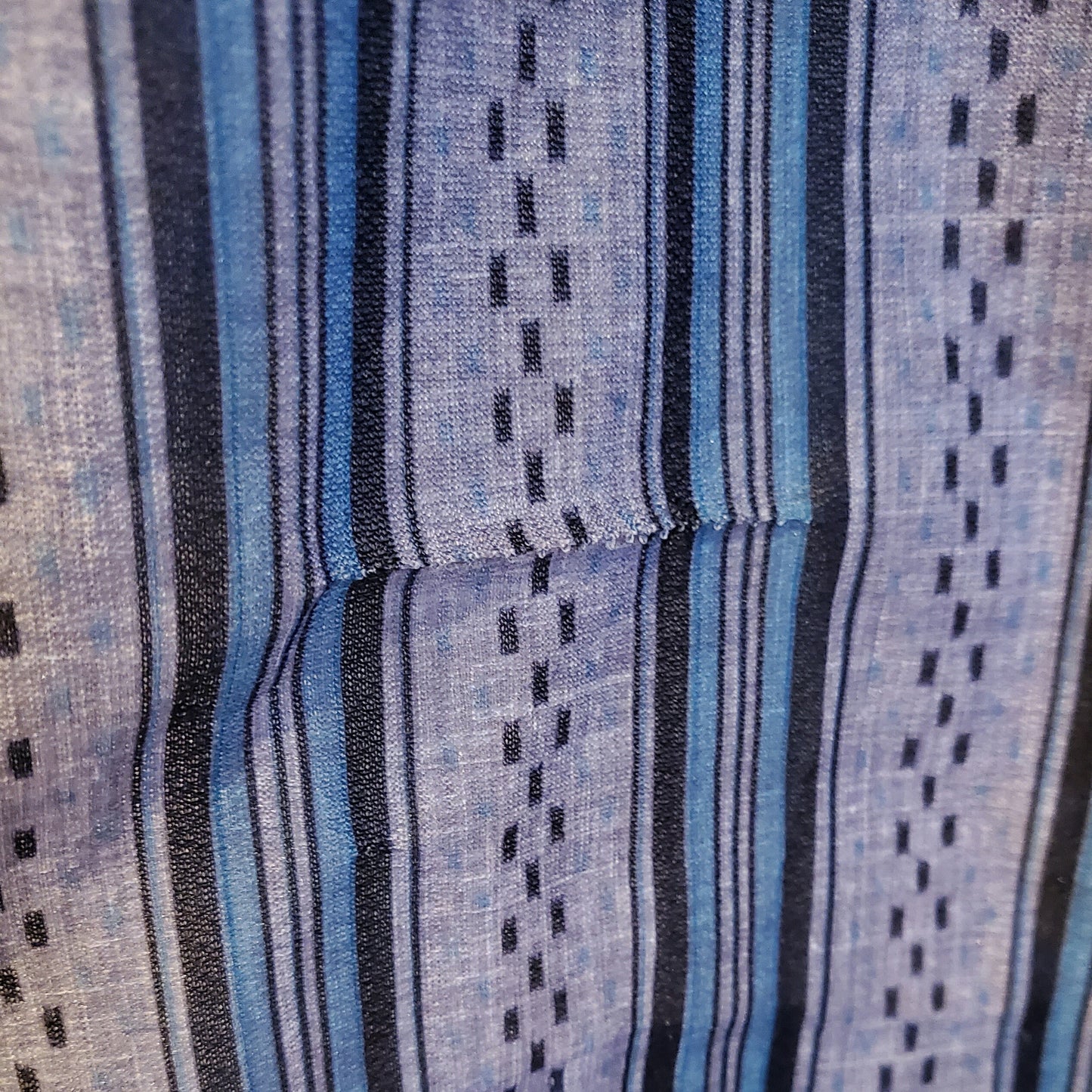 Vintage 60s Striped Blouse | Size 12