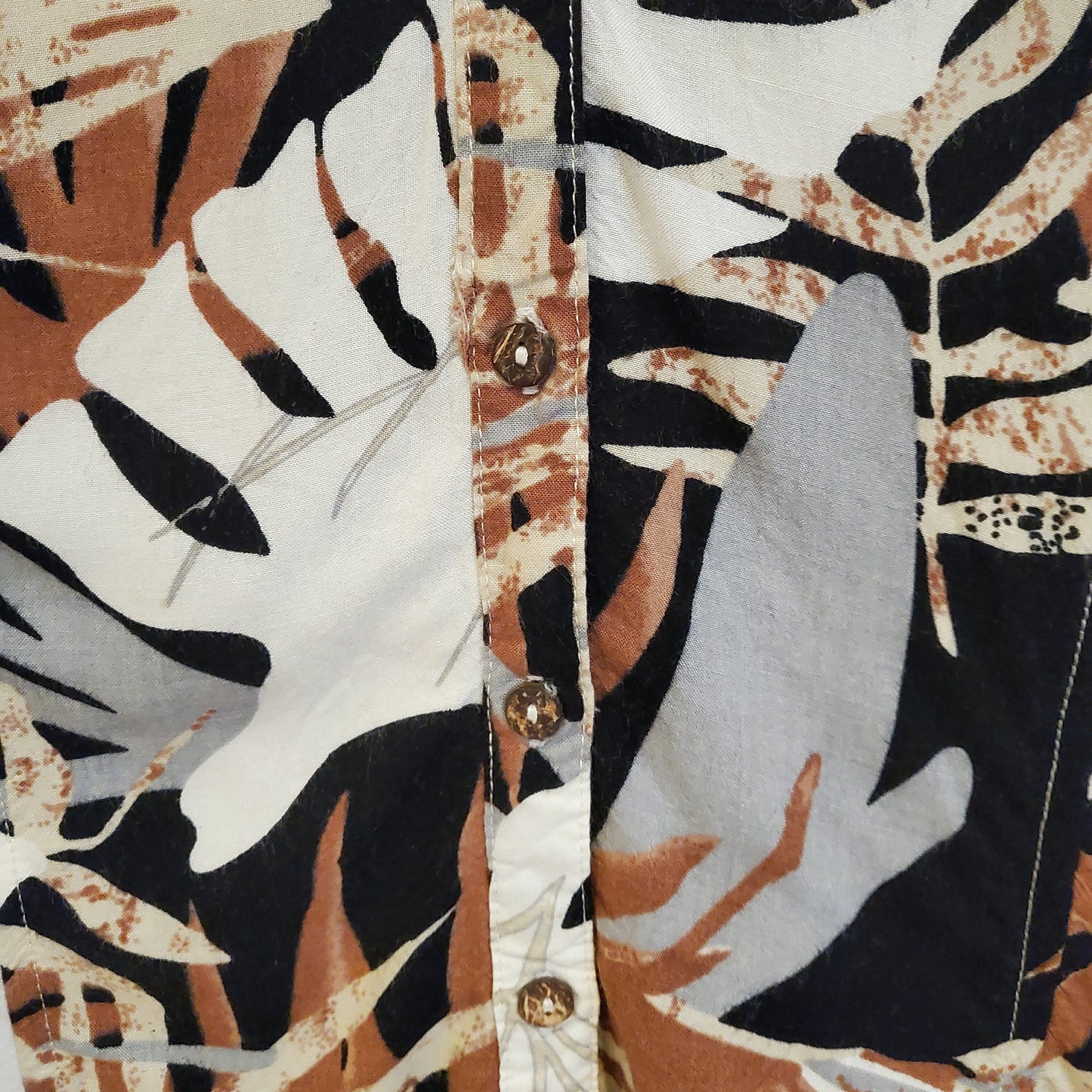 Vintage 80s Hawaiian Boho Shirt | Size 12