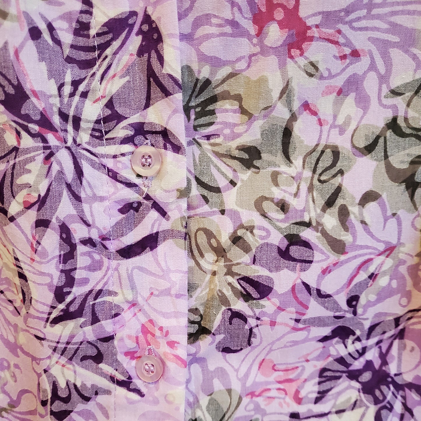 Vintage 90s Floral Blouse | Size 12