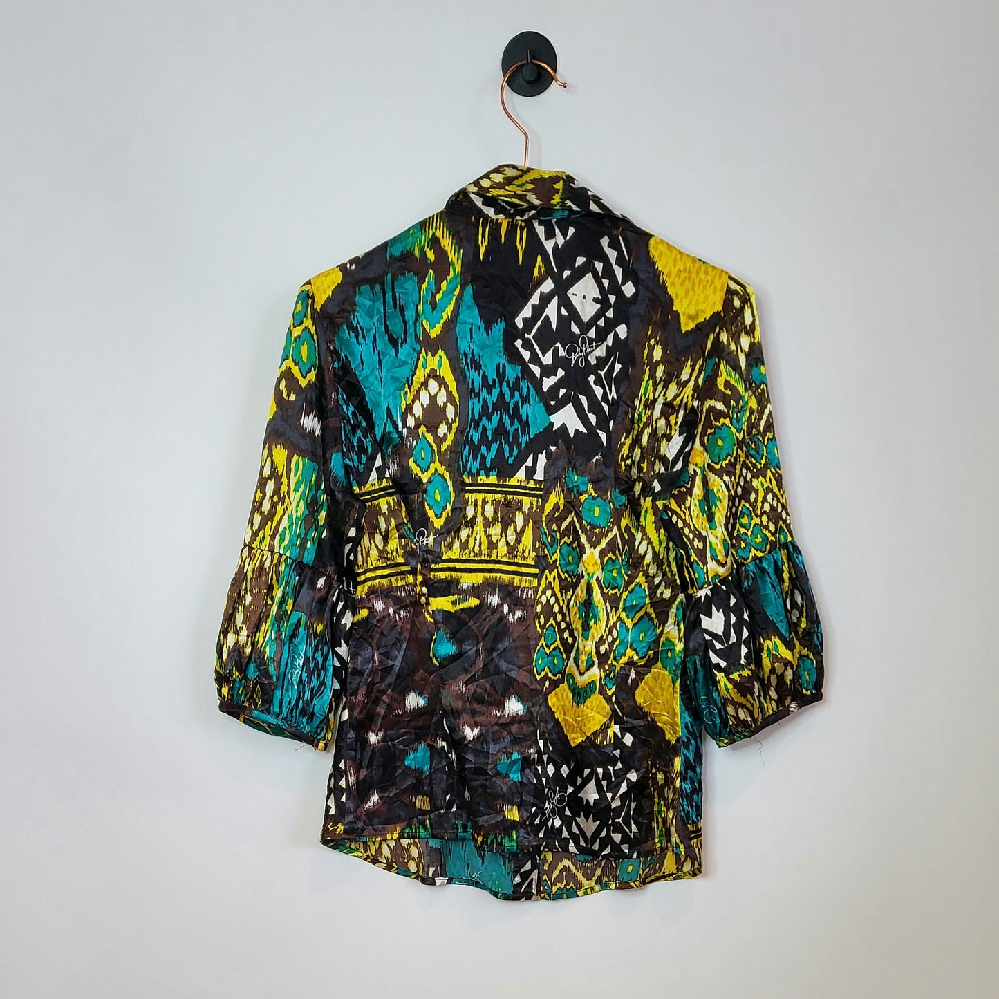 Vintage Y2K Baby Phats Aztec Print Blouse | Size 8