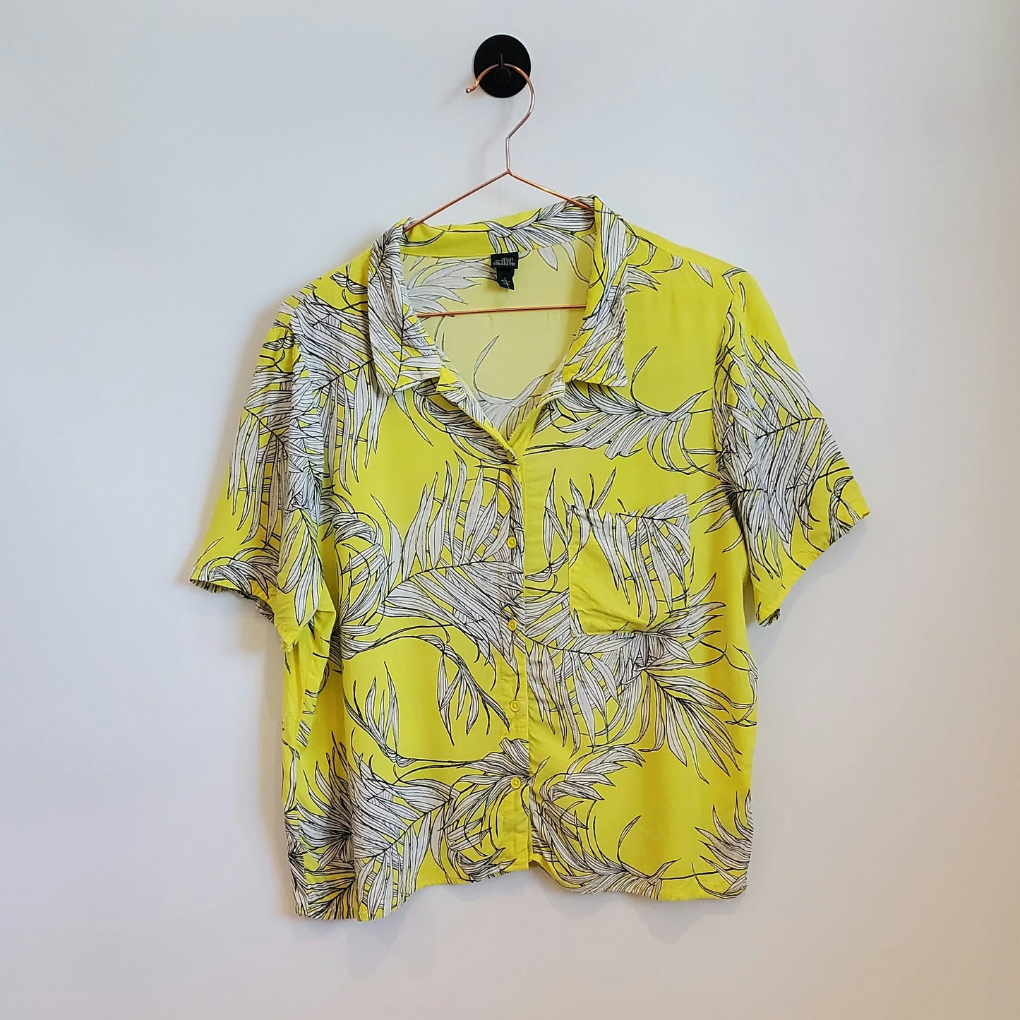 Vintage Floral Hawaiian Shirt | Size L