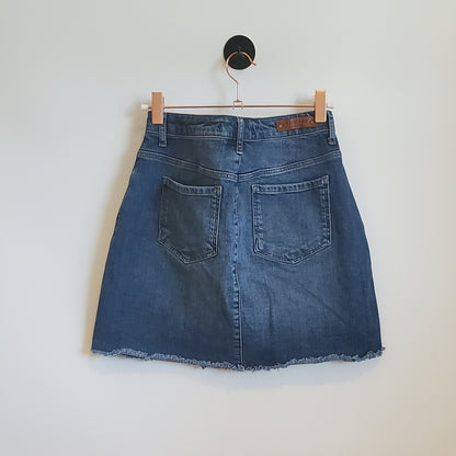 Retro Y2K Firetrap Blackseal Denim Skirt | Size S