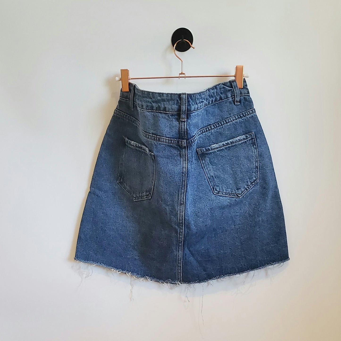 Vintage Y2K Studded Denim Skirt | Size 14