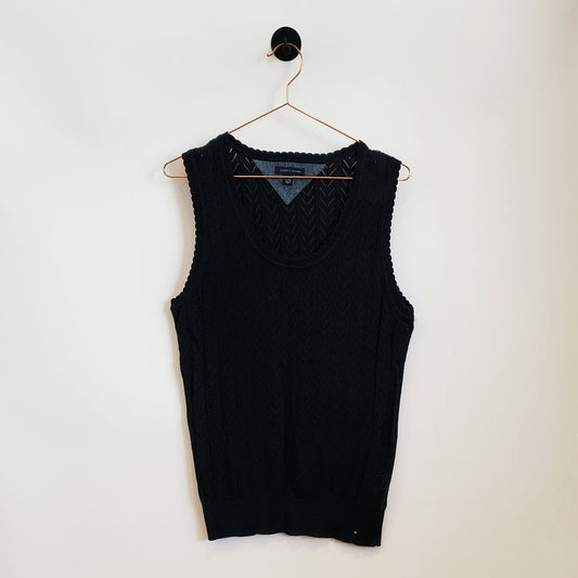 Knitted Tommy Hilfiger Sweater Vest | Size XL