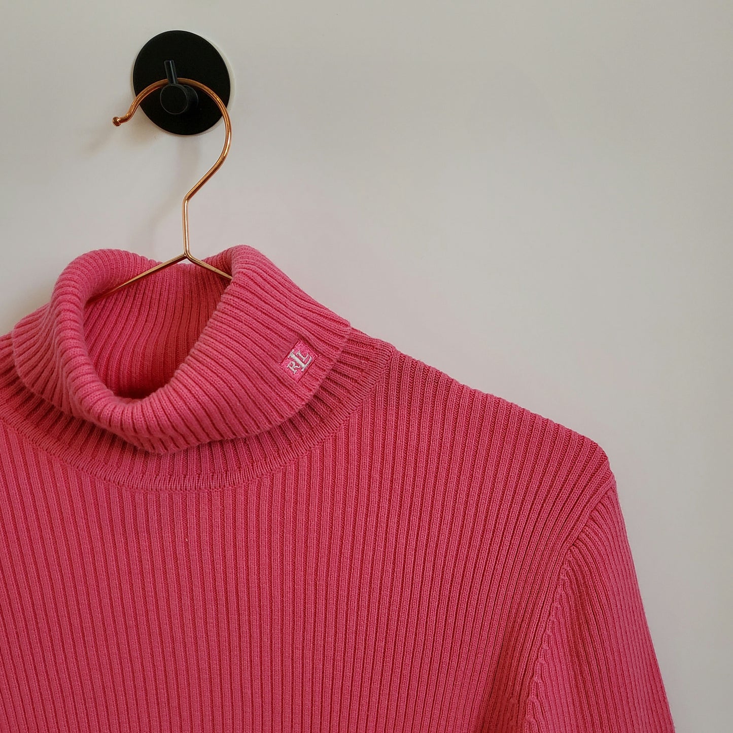 Ralph Lauren Ribbed Roll Neck Jumper | Size M