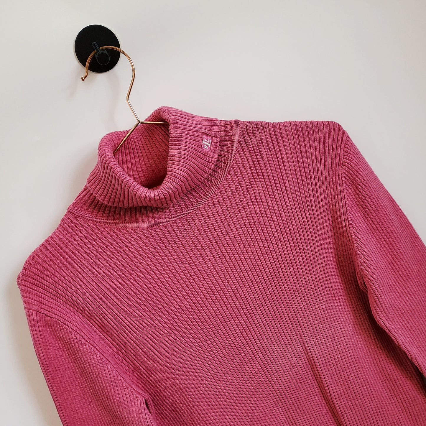 Ralph Lauren Ribbed Roll Neck Jumper | Size M