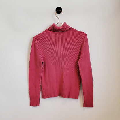 Ralph Lauren Ribbed Roll Neck Jumper | Size M