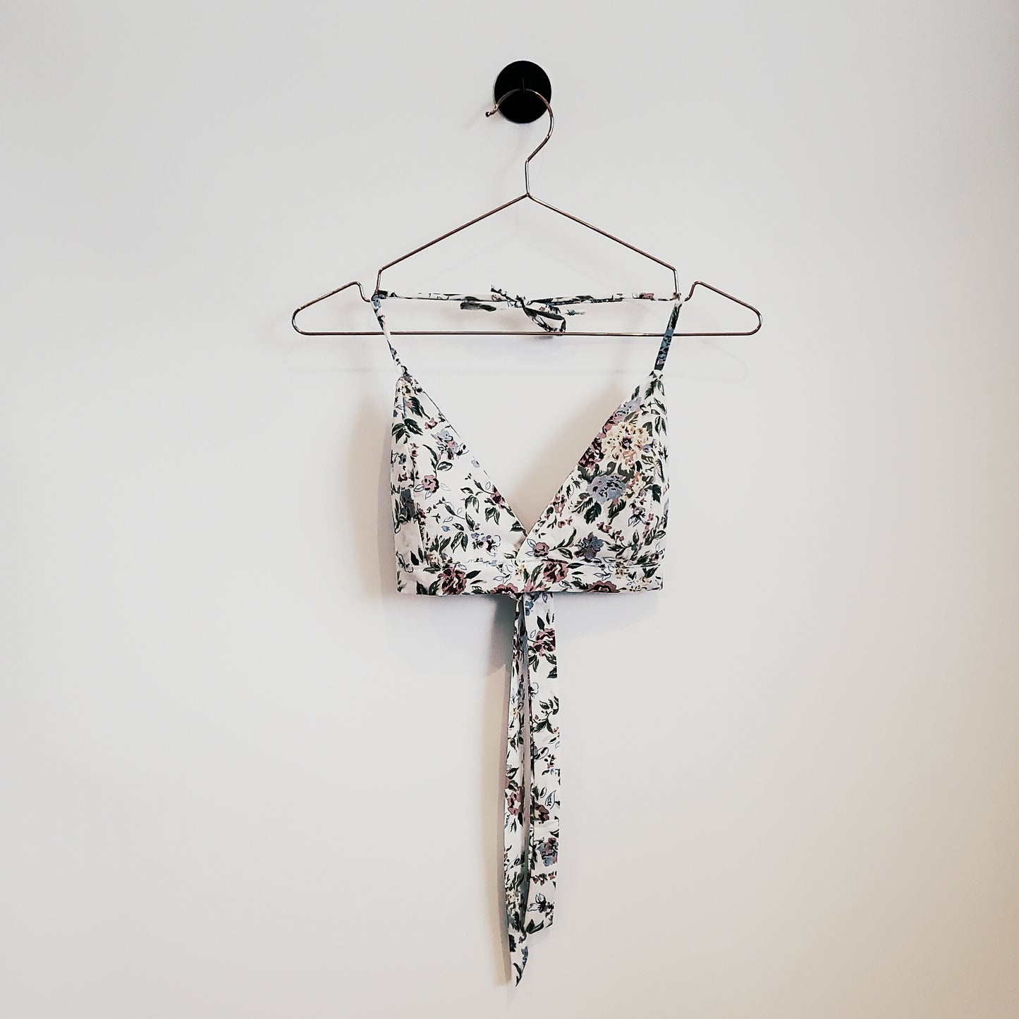 Reworked Vintage Floral Bralette | Size 10-12