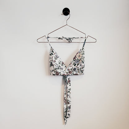Reworked Vintage Floral Bralette | Size 10-12