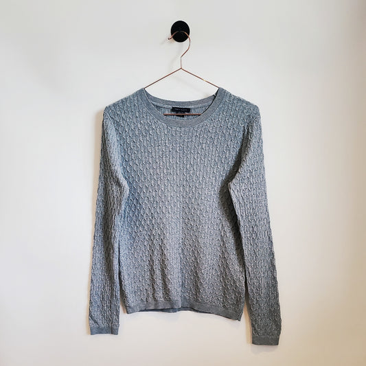 Vintage 90s Tommy Hilfiger Cable Knit Sweater | Size M