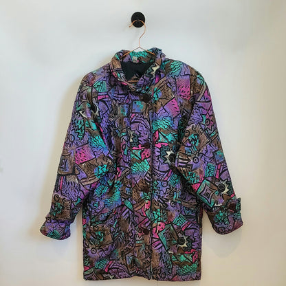 Vintage 80s Abstract Funky Jacket | Size 8-10