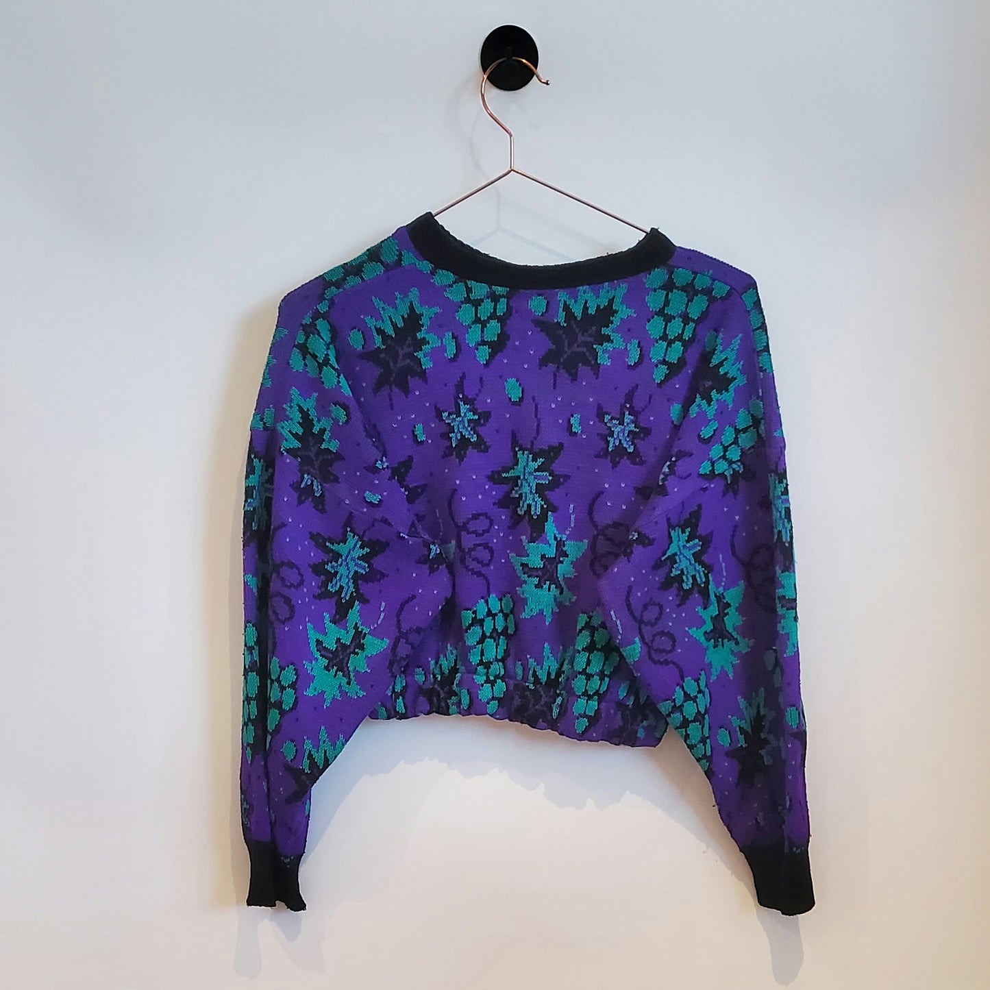 Reworked Vintage Crop Knit Jumper | Size 10