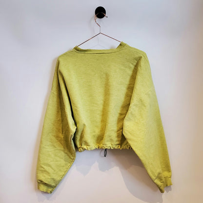 Reworked Vintage Georgia Tech Crop Sweatshirt | XL