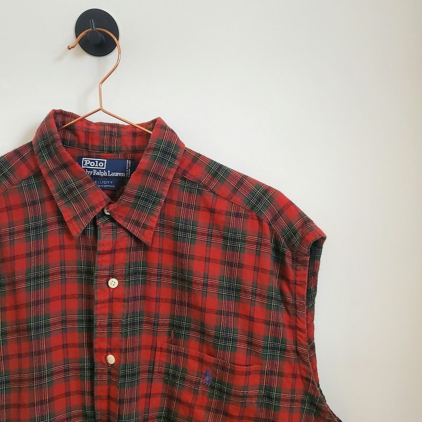 Reworked Oversized Vintage Ralph Lauren Shirt | Size 12-14