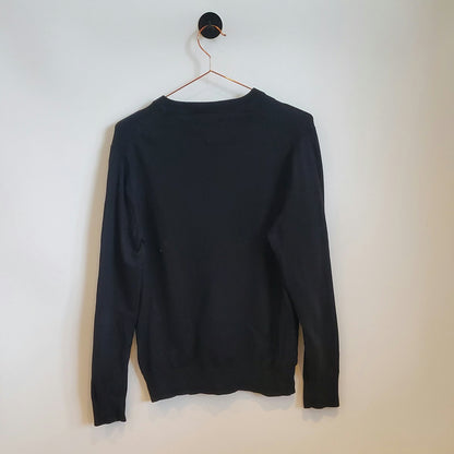 Retro Tommy Hilfiger V-Neck Knit Jumper | Size S