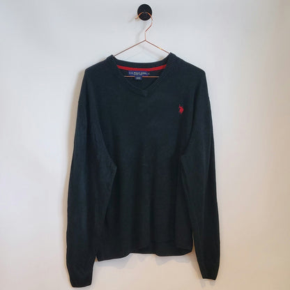 Retro U.S Polo Assn Knit Jumper | Size XXL