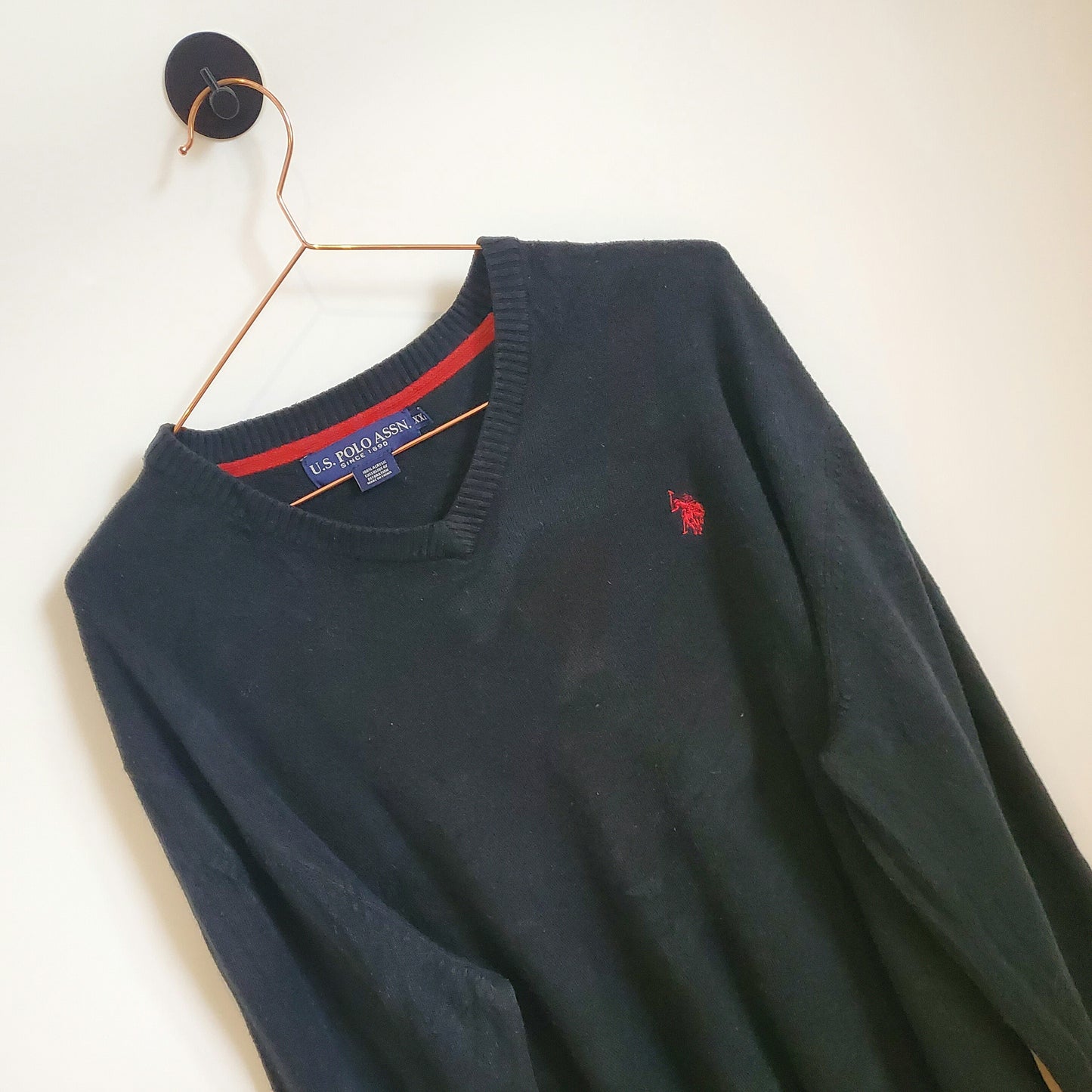 Retro U.S Polo Assn Knit Jumper | Size XXL