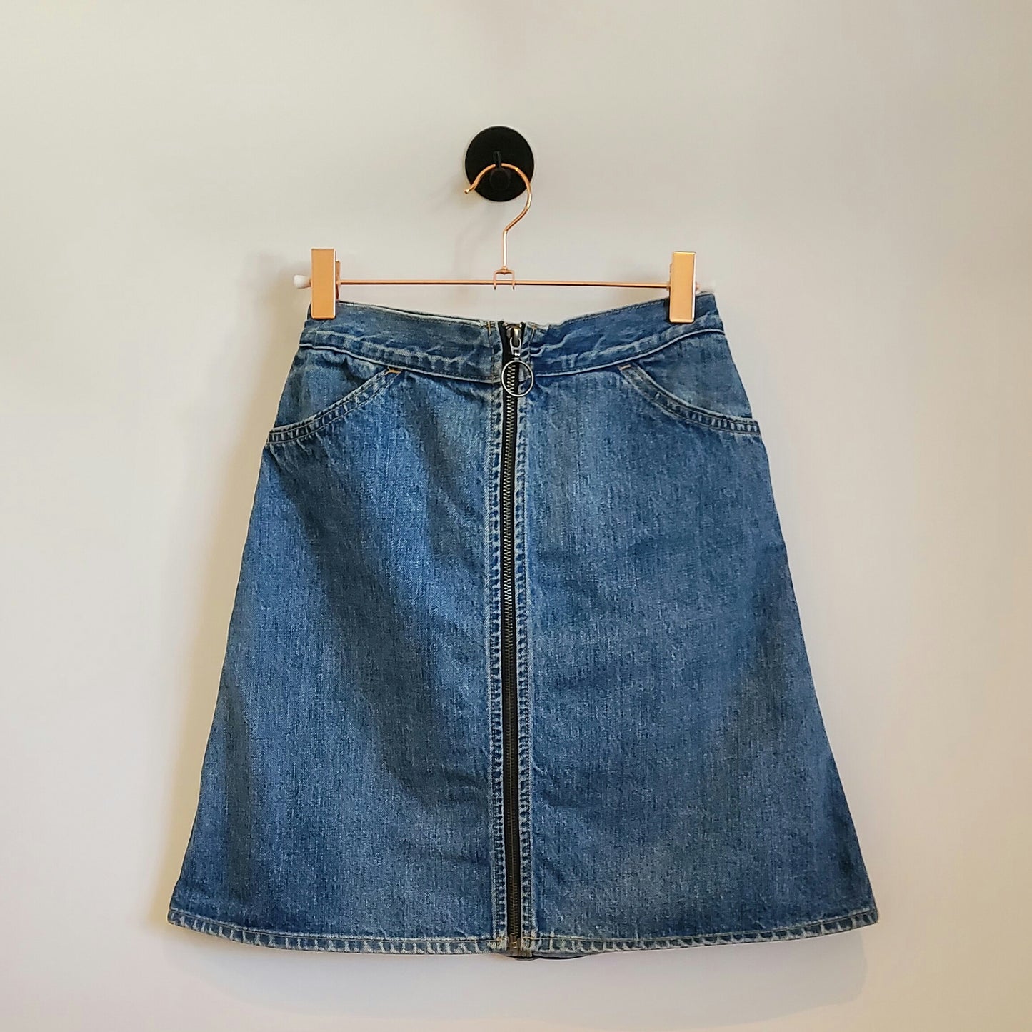 Vintage 90s Levi's Orange Tab Denim Skirt | Size 8