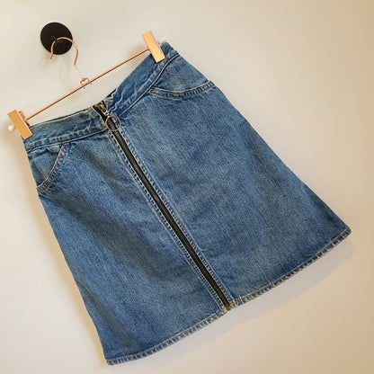 Vintage 90s Levi's Orange Tab Denim Skirt | Size 8