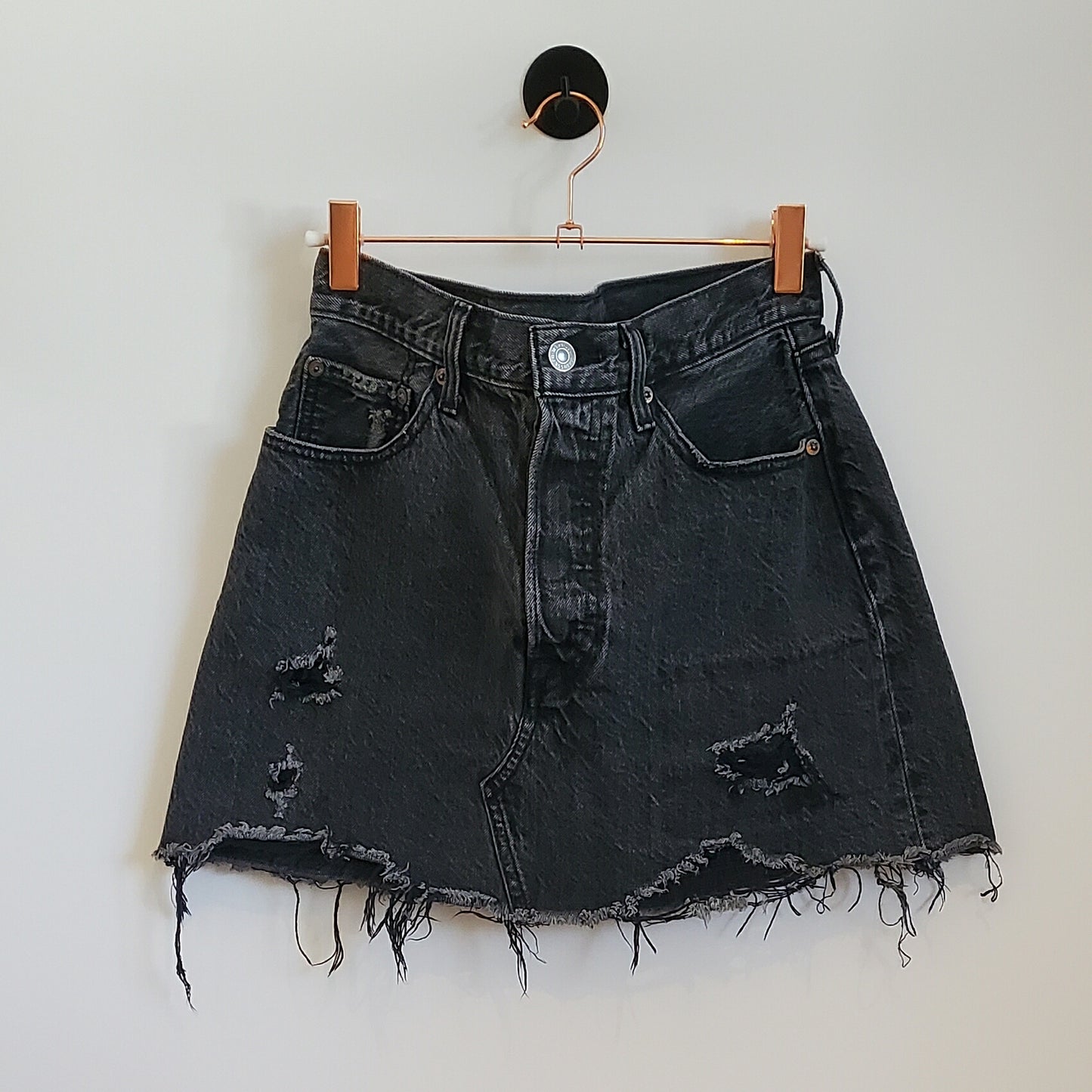Vintage 90s Levi's Denim Mini Skirt | Size 8
